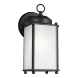 New Castle Medium Wall Lantern — Satin Etched