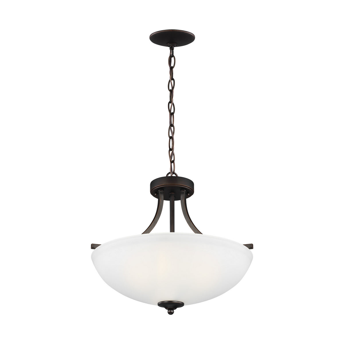 Geary Three Light Semi Flush Mount