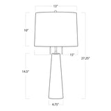 Austen Two Light Table Lamp
