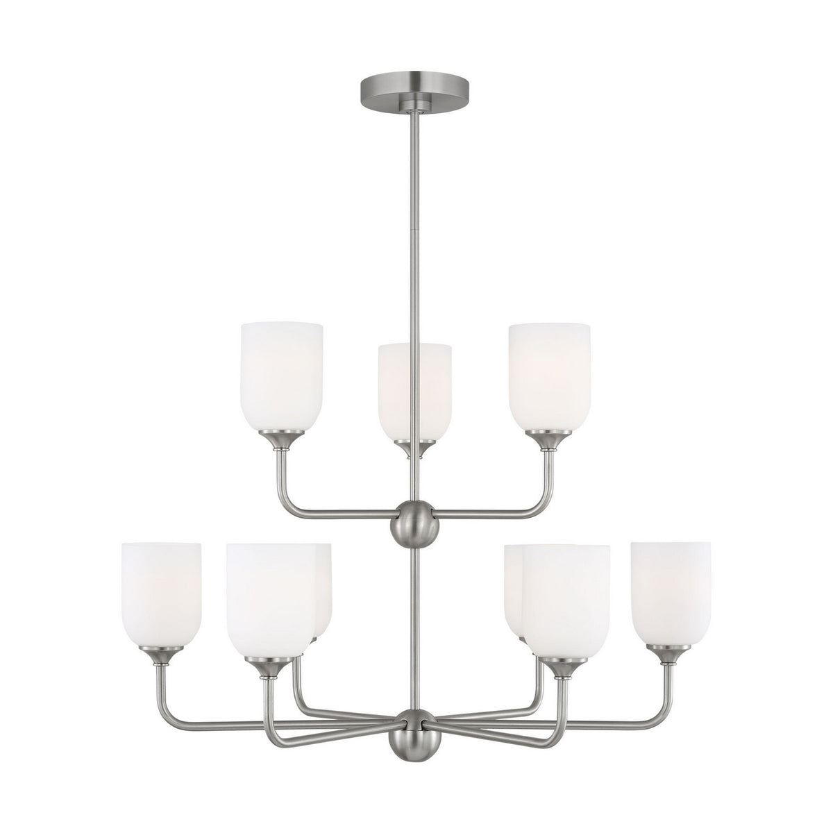 Emile Nine Light Chandelier — 9 W