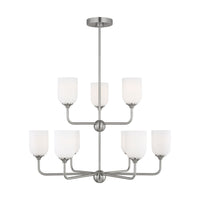 Emile Nine Light Chandelier — 9 W