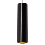 Piper One Light Pendant — Black/Satin Nickel, MonoPoint