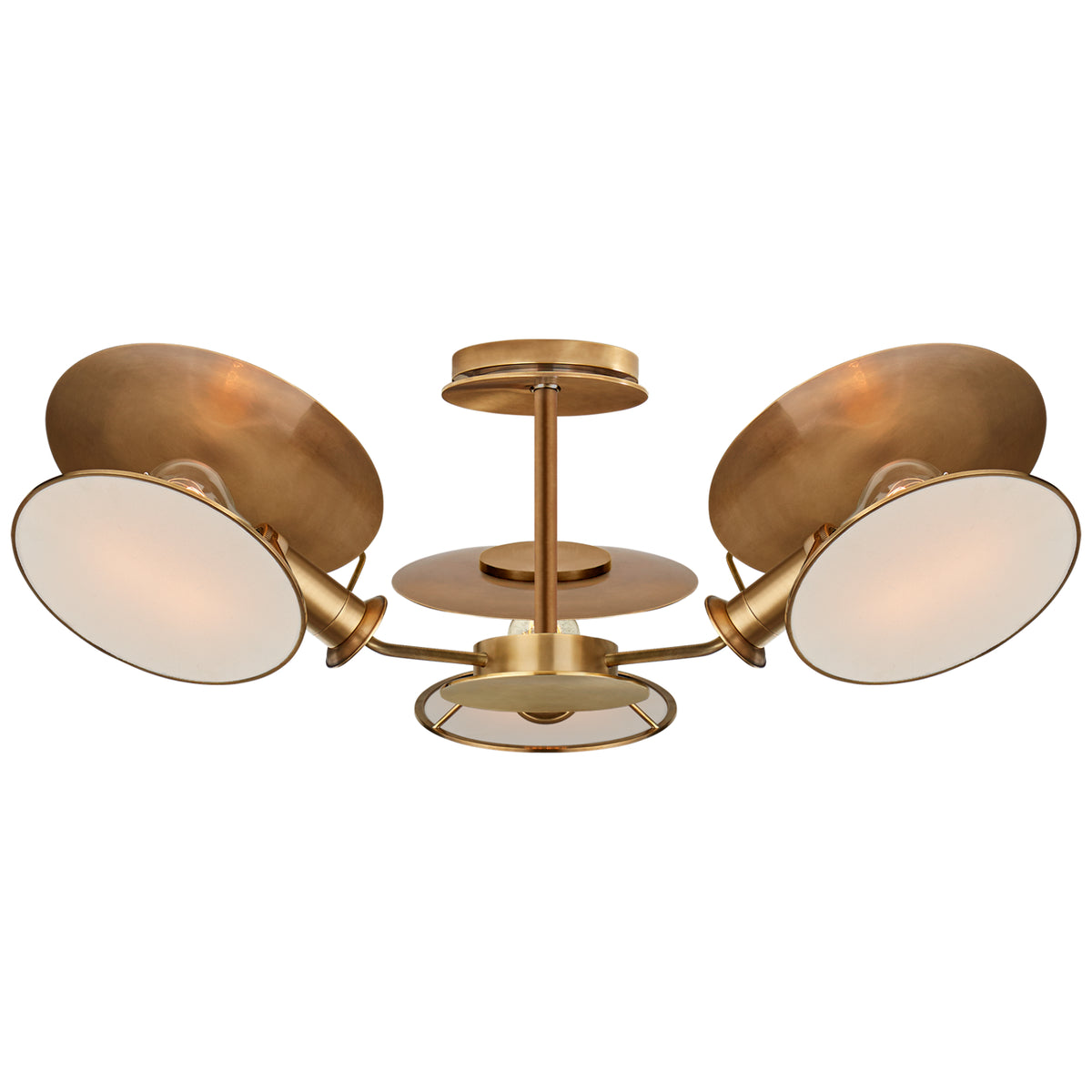 Osiris Medium Reflector Semi-Flush Mount