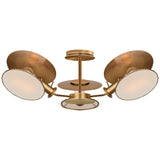 Osiris Medium Reflector Semi-Flush Mount