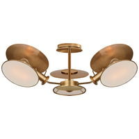 Osiris Medium Reflector Semi-Flush Mount
