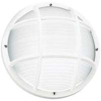 Bayside One Light Round Grid Wall and Ceiling