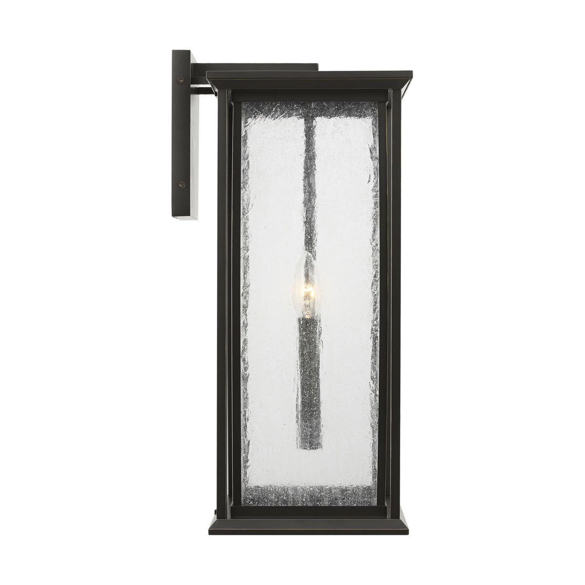 Audley 20" Lantern — Distressed Seeded