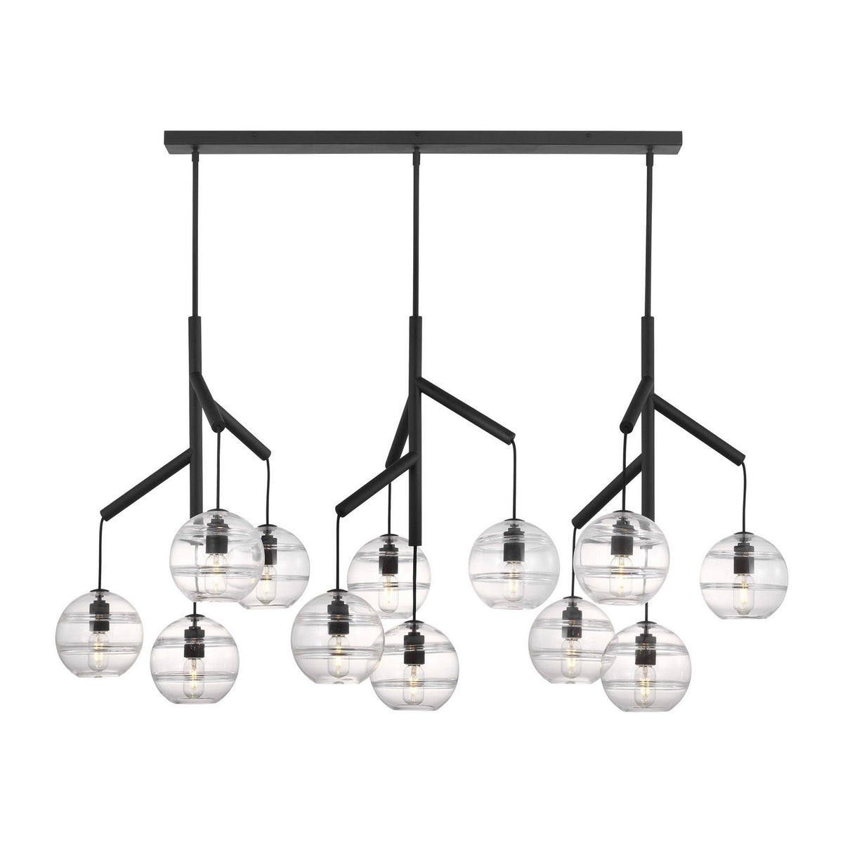 12 Light Chandelier — 30.00"