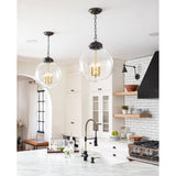 Globe Three Light Pendant