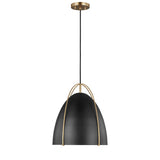 Norman Medium Pendant — Midnight Black, 75 W