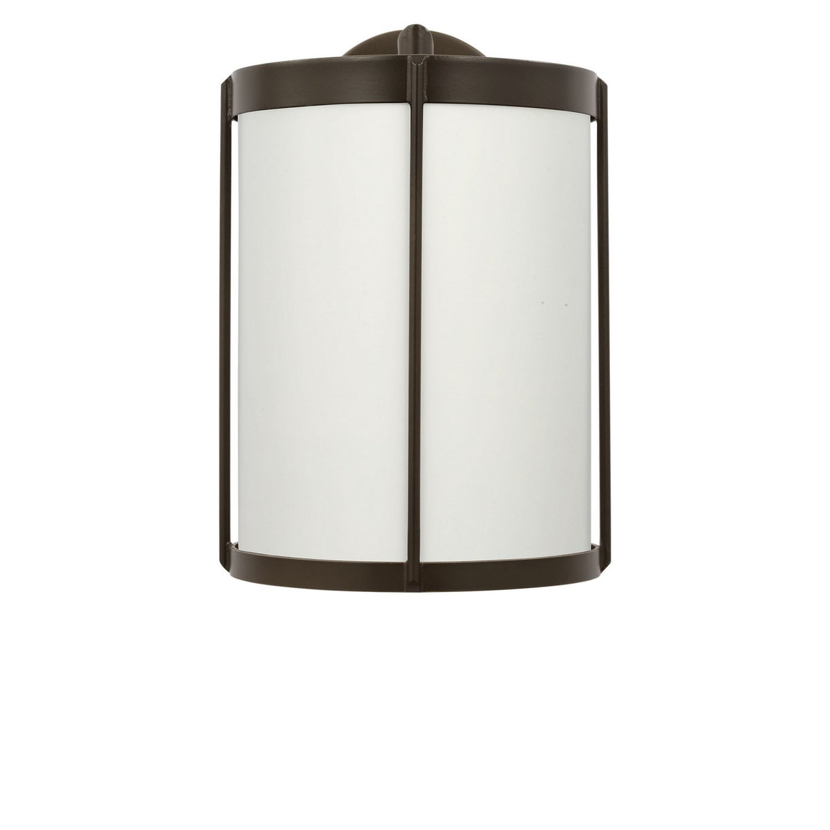 Luning Medium Lantern — White Aluminum Shade