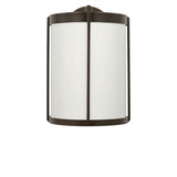 Luning Medium Lantern — White Aluminum Shade
