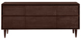West Bros Jensen 6 Drawer Dresser in 91 Sable