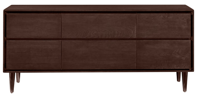 West Bros Jensen 6 Drawer Dresser in 91 Sable
