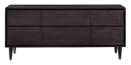 West Bros Jensen 6 Drawer Dresser in 92 Graphite