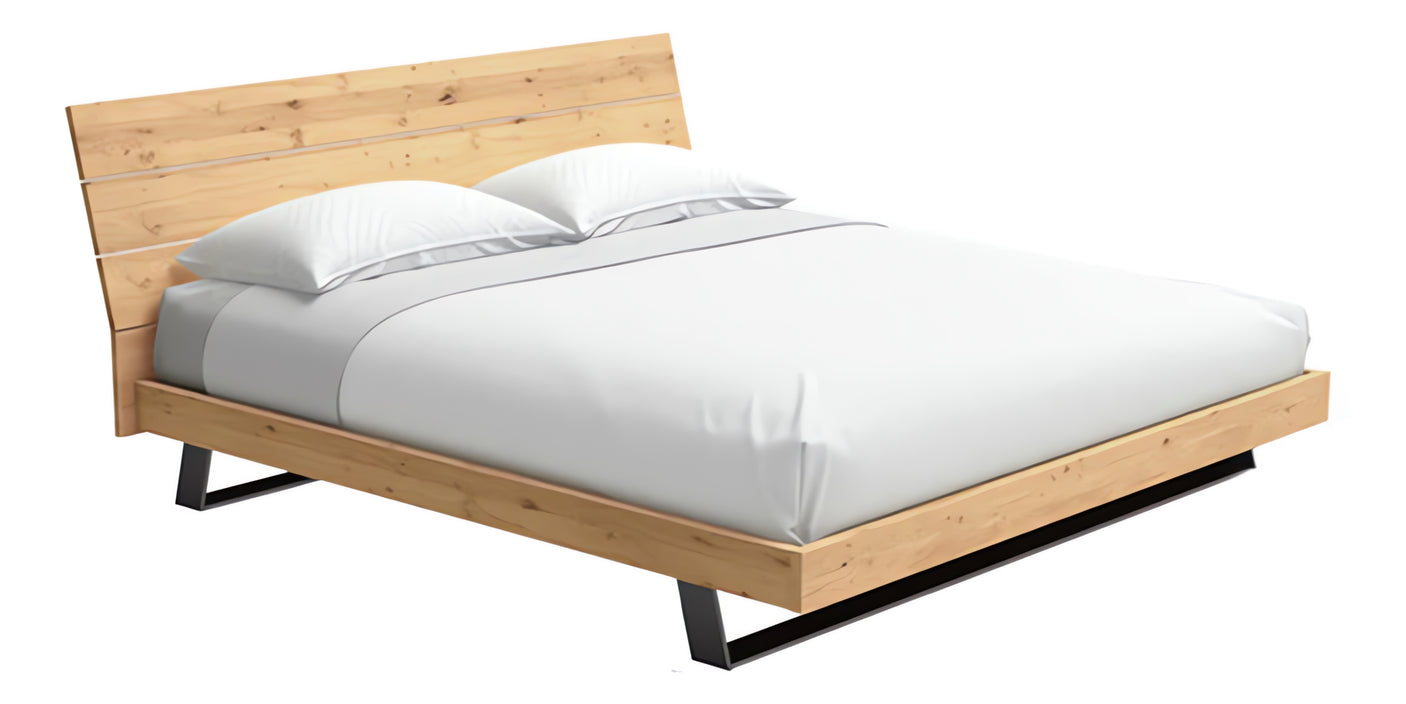 Rustic Oak with Black Legs | Mobican Bella Bed | Valley Ridge Furniture