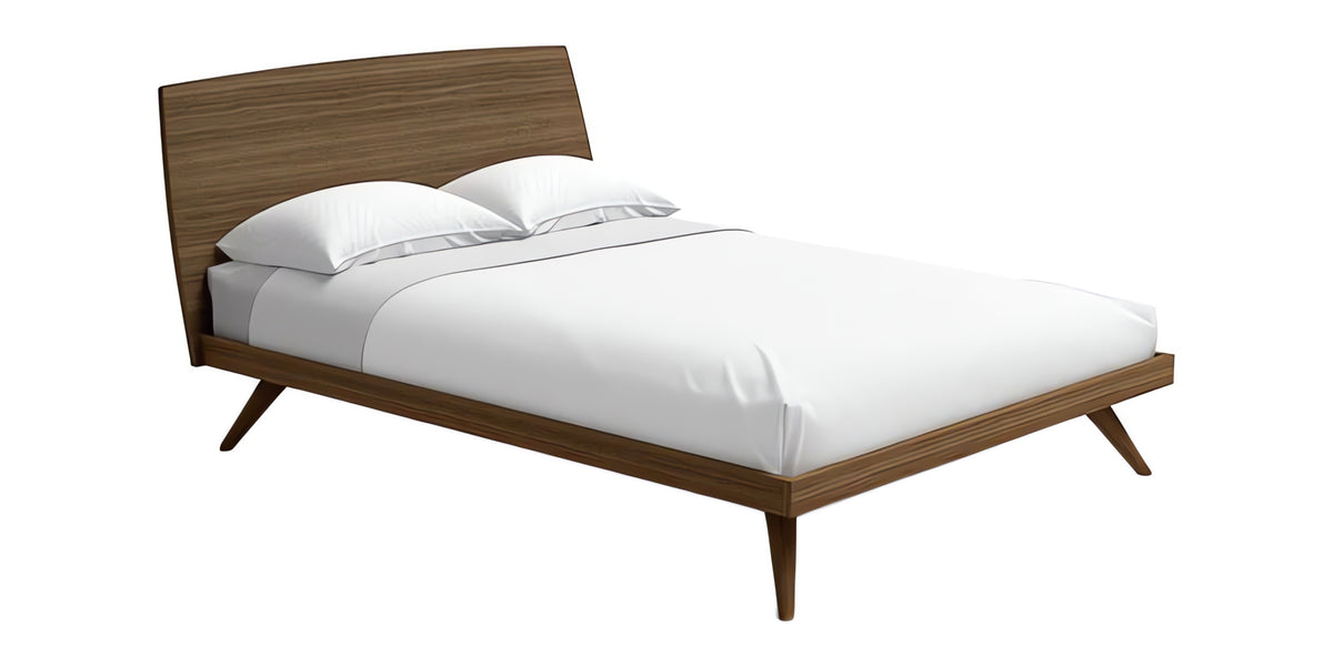 Discontinued Finish on Walnut | Mobican Zenia Bed | Valley Ridge Furniture