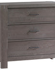 Grigio Brushed Oak | Rustico 3 Drawer Dresser | Valley Ridge Furniture