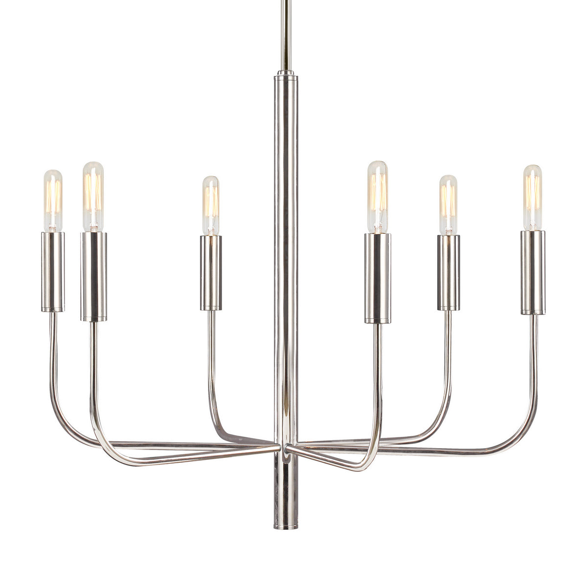 Six Light Chandelier — 21.38"