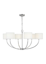Six Light Chandelier — 17.13"