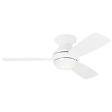 Ikon 44" Hugger LED Ceiling Fan