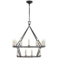 Darlana Medium Two-Tier Chandelier