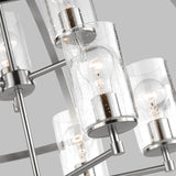 Alturas Nine Light Chandelier — Clear Seeded