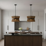 Two Light Pendant — Woven/Natural
