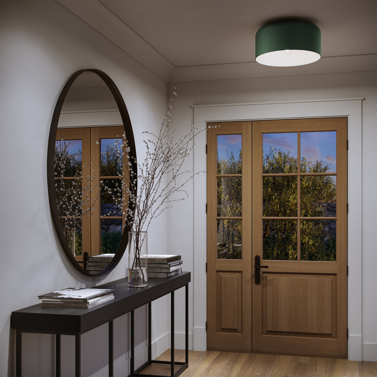 Malone Large Flush Mount — 75 W