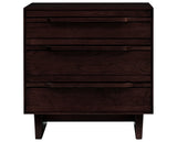 West Bros Camber Bedside Chest in 92 Graphite