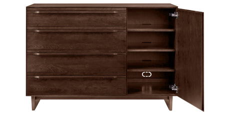 West Bros Camber Door Dresser in 88 Umber