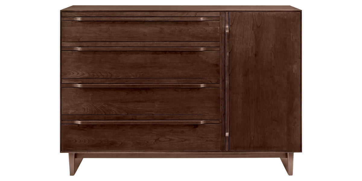 West Bros Camber Door Dresser in 88 Umber