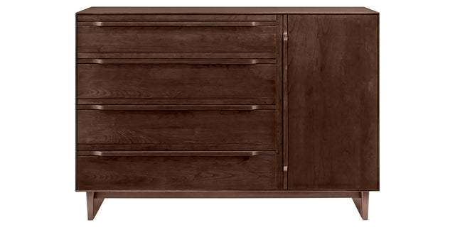 West Bros Camber Door Dresser in 88 Umber