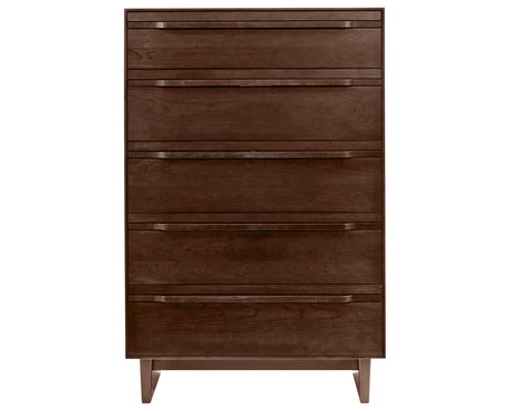 West Bros Camber Chest of Drawers in 88 Umber