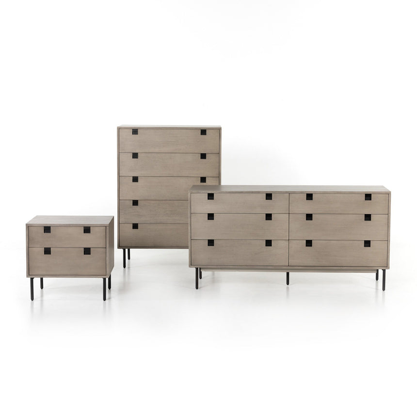 Carly 2-Drawer Nightstand