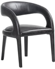 Sonoma Black Leather | Hawkins Dining Chair | Valley Ridge Furniture
