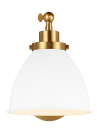Wellfleet One-Arm Dome Sconce