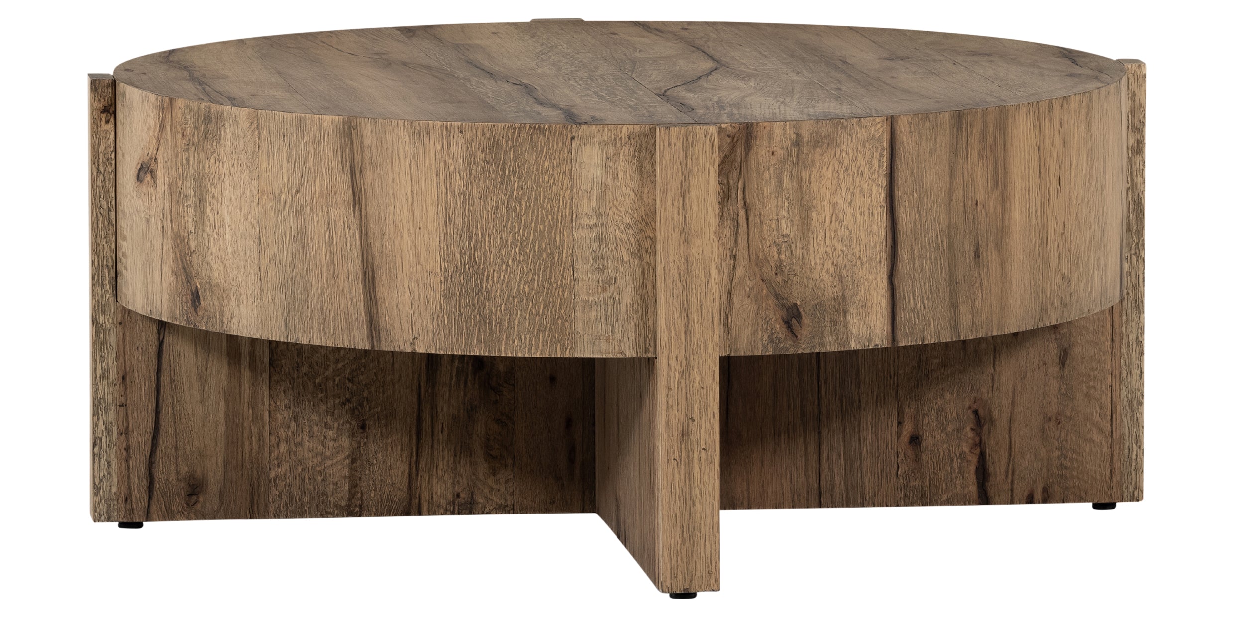 Rustic Oak Veneer | Bingham Coffee Table | Valley Ridge Furniture
