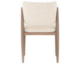 Irving Taupe Fabric with Pecan Whitewash Nettlewood | Joren Dining Chair | Valley Ridge Furniture