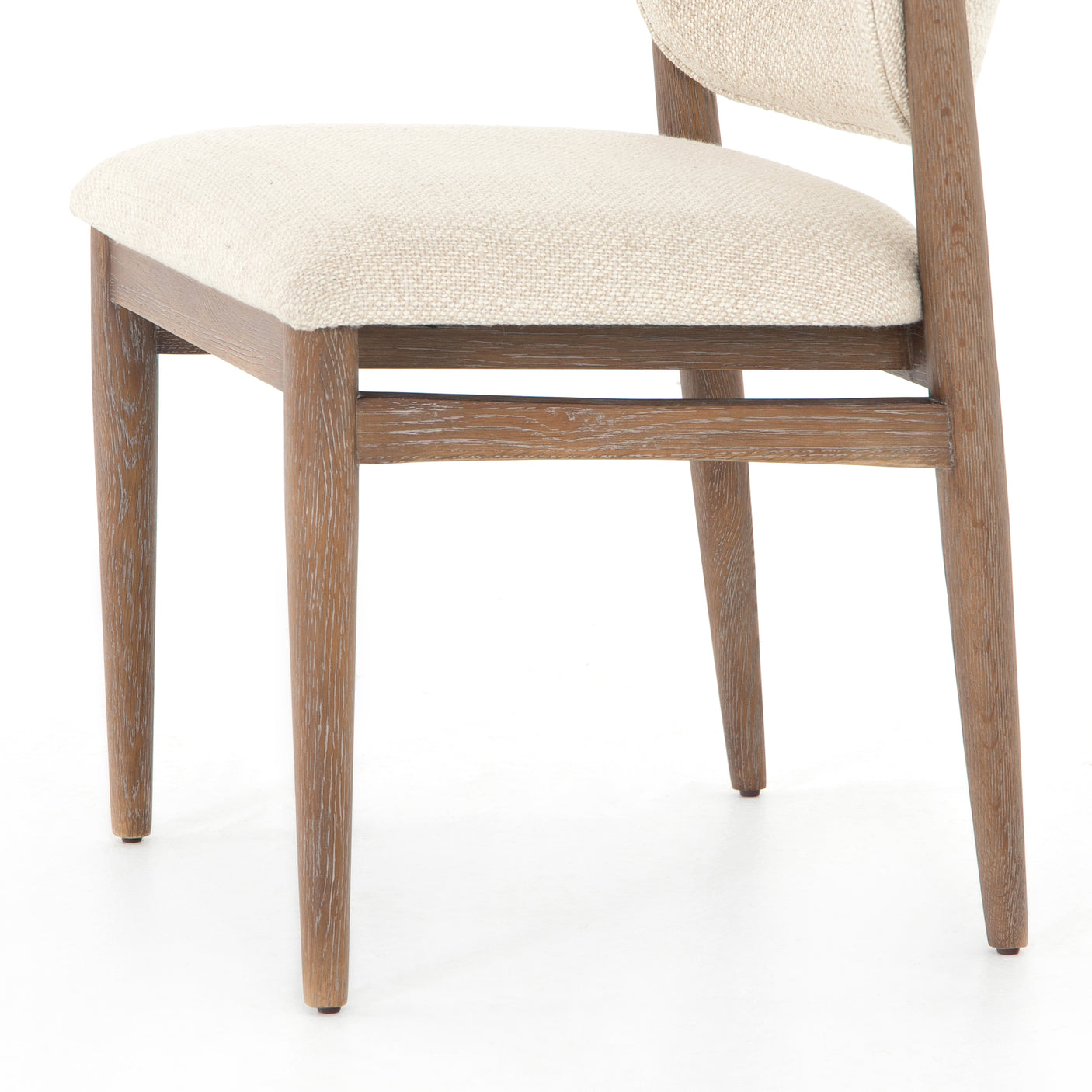 Irving Taupe Fabric with Pecan Whitewash Nettlewood | Joren Dining Chair | Valley Ridge Furniture