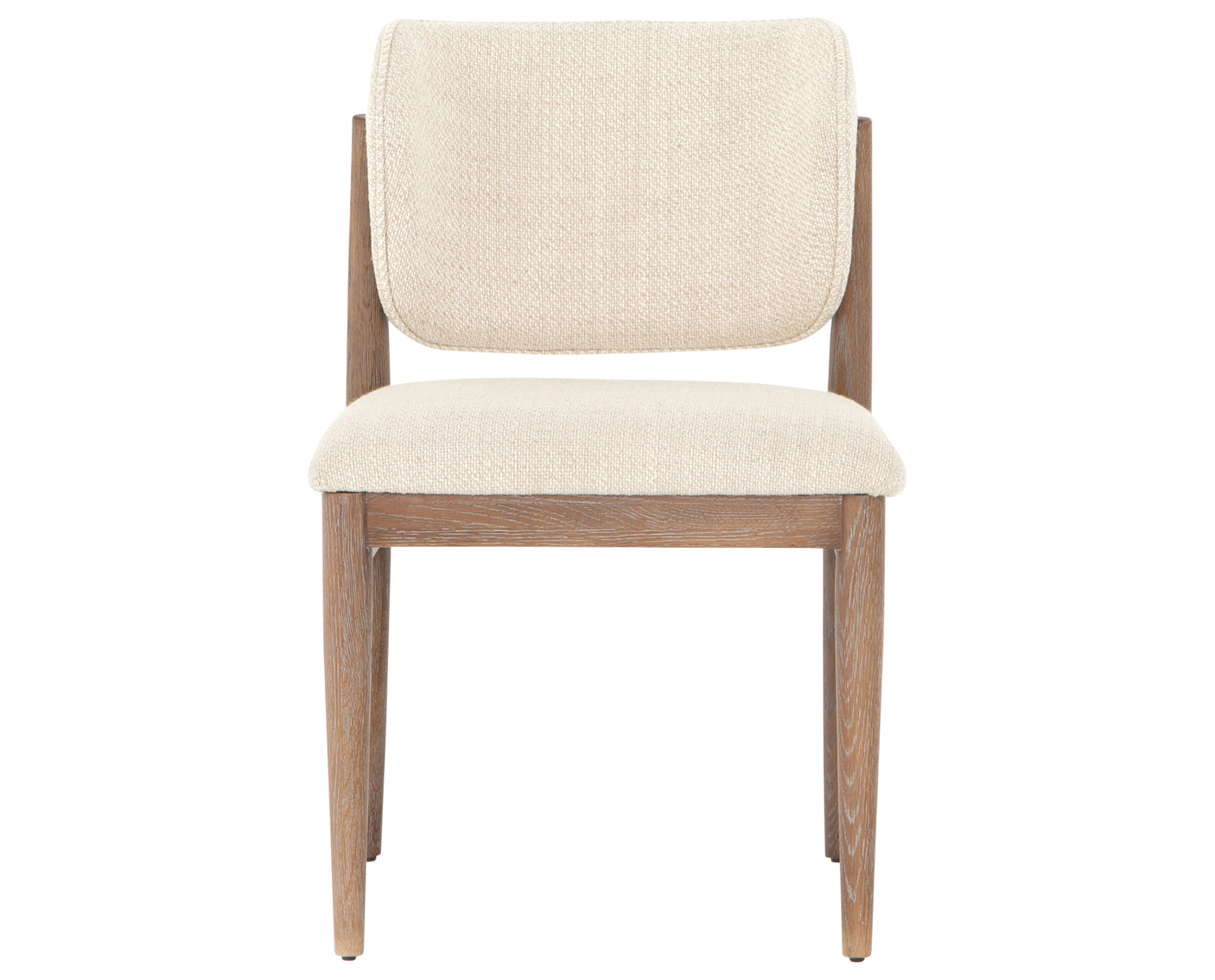Irving Taupe Fabric with Pecan Whitewash Nettlewood | Joren Dining Chair | Valley Ridge Furniture
