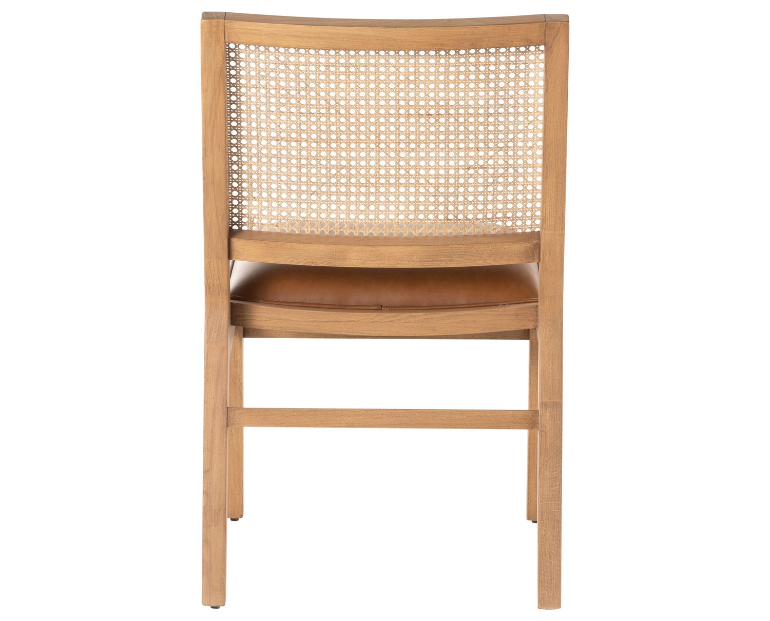 Sierra Butterscotch Faux Leather & Natural Beech with Natural Cane | Sage Dining Chair | Valley Ridge Furniture