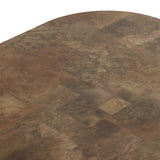 Warm Umber Burl & Dark Mahogany with Black Plywood | Blanco Coffee Table | Valley Ridge Furniture