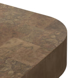 Warm Umber Burl & Dark Mahogany with Black Plywood | Blanco Coffee Table | Valley Ridge Furniture