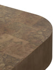 Warm Umber Burl & Dark Mahogany with Black Plywood | Blanco Coffee Table | Valley Ridge Furniture