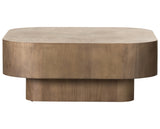 Warm Umber Burl & Dark Mahogany with Black Plywood | Blanco Coffee Table | Valley Ridge Furniture