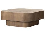Warm Umber Burl & Dark Mahogany with Black Plywood | Blanco Coffee Table | Valley Ridge Furniture