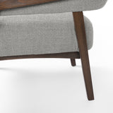 Gibson Silver Fabric with Vintage Sienna Nettlewood | Dexter Chair | Valley Ridge Furniture