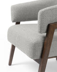 Gibson Silver Fabric with Vintage Sienna Nettlewood | Dexter Chair | Valley Ridge Furniture