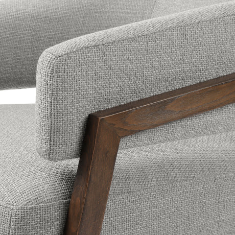 Gibson Silver Fabric with Vintage Sienna Nettlewood | Dexter Chair | Valley Ridge Furniture